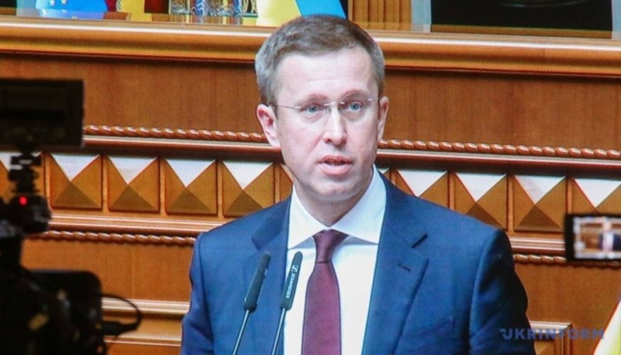 Сергій Корецький під час виступу у Верховній Раді