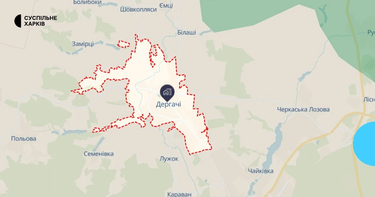 Наслідки удару безпілотника по приватному транспортному підприємству у Дергачах 14 жовтня 2026 року