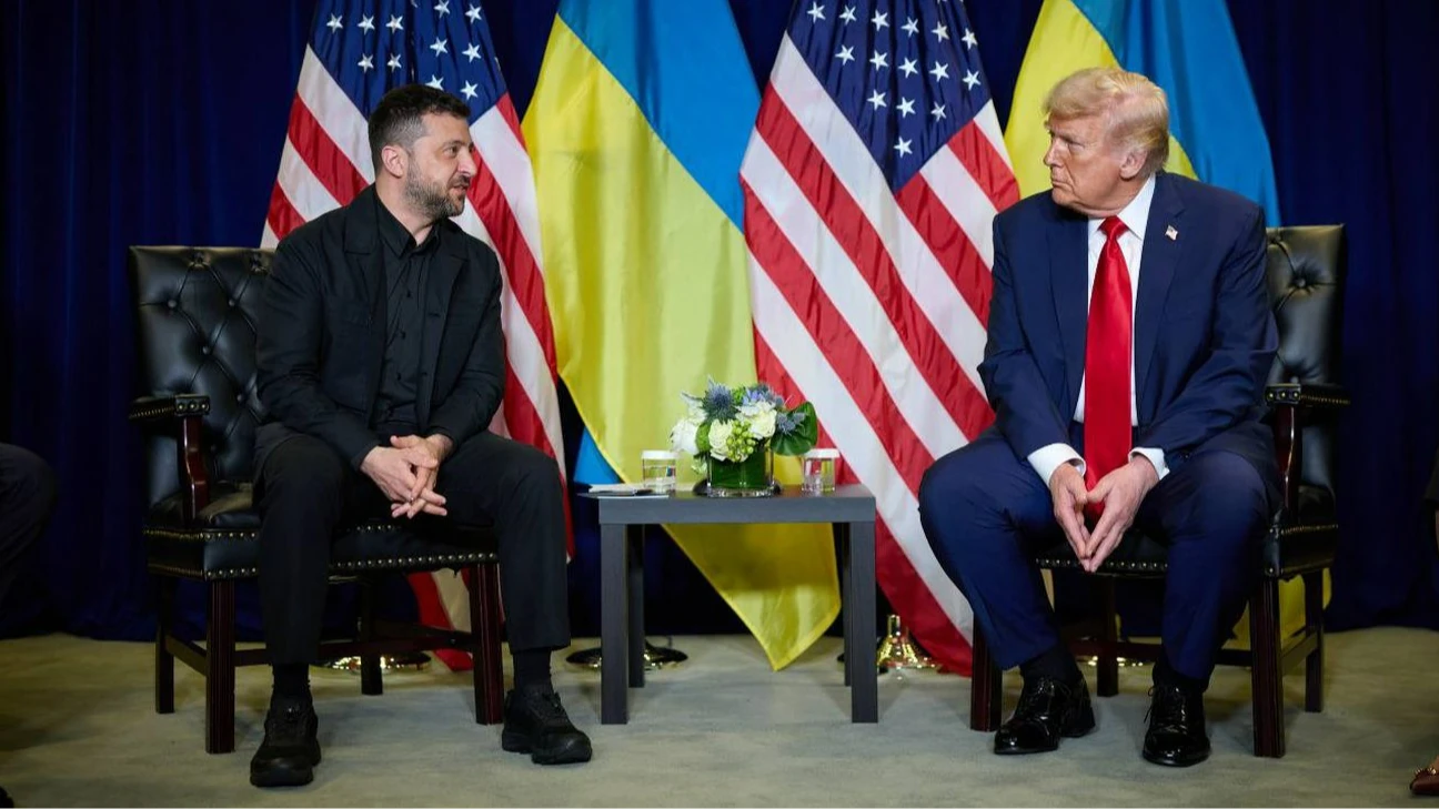 Володимир Зеленський під час інтерв'ю Piers Morgan Uncensored, фото з Telegram Zelenskiy / Official